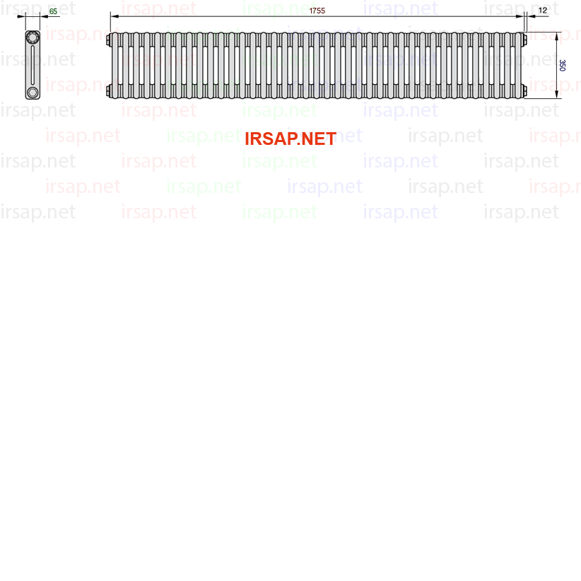 Радиатор IRSAP Tesi 20350/39 T12 CL 01
